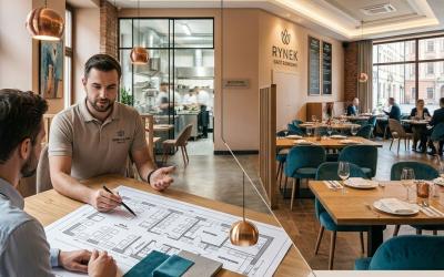 Wykończenia wnętrz w gastronomii Wrocław