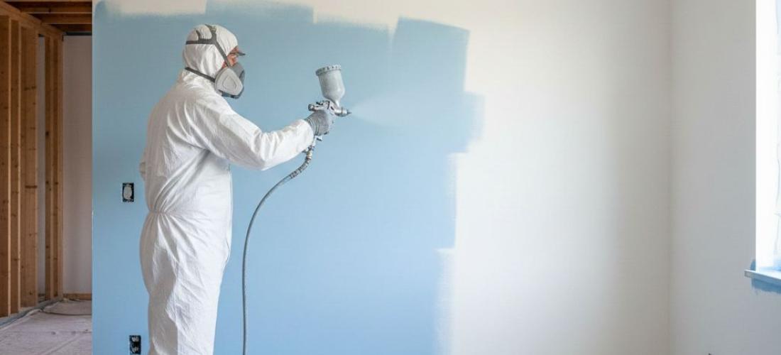 Jak malować ściany pistoletem lub agregatem? Poradnik krok po kroku