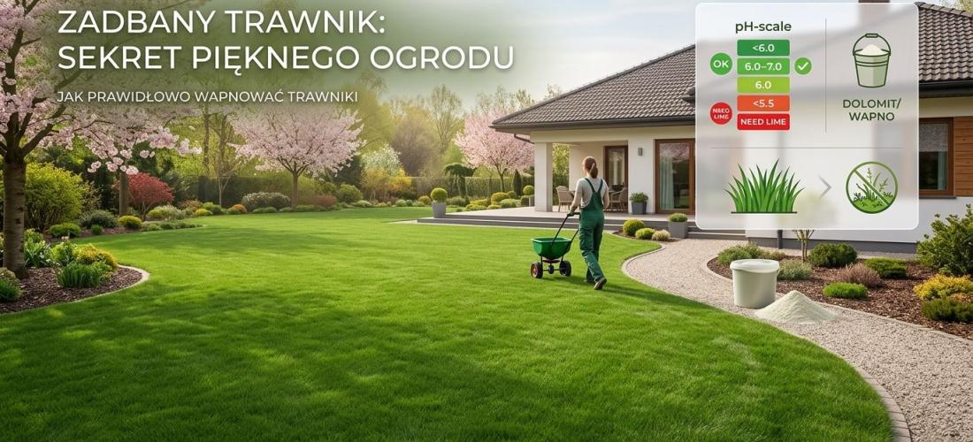 Wapnowanie trawnika krok po kroku: Kiedy i jak sypać wapno?