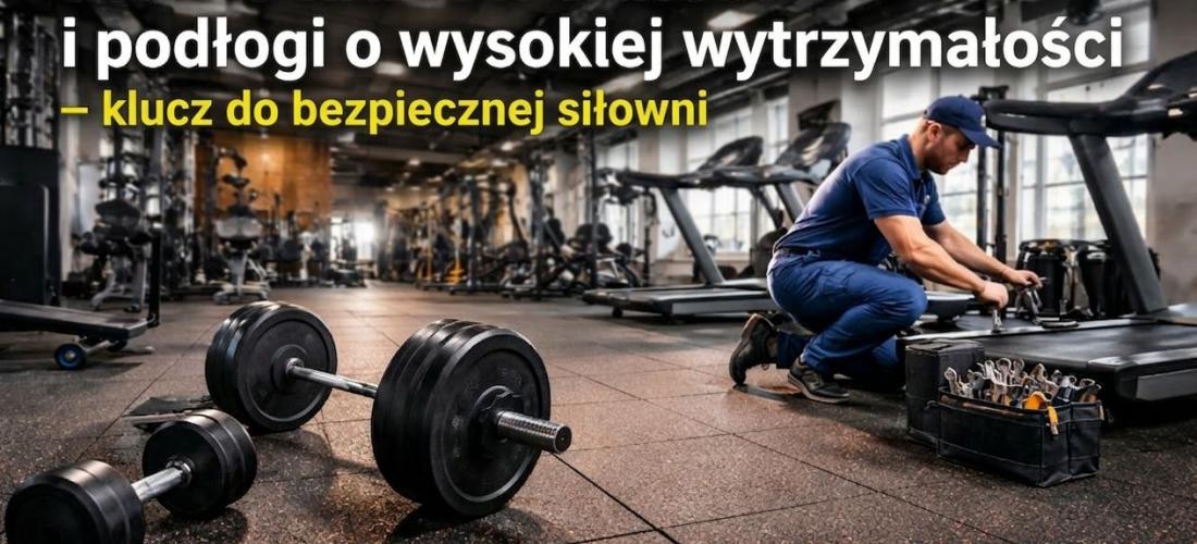 Serwis fitness klubów i podłogi o wysokiej wytrzymałości