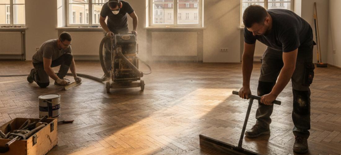 Stary parkiet – odnawiać, zrywać a może układać ponownie?