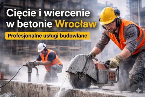 Cięcie i wiercenie w betonie Wrocław – kompleksowy przewodnik dla inwestorów i firm