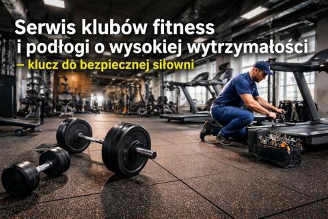 Serwis fitness klubów i podłogi o wysokiej wytrzymałości