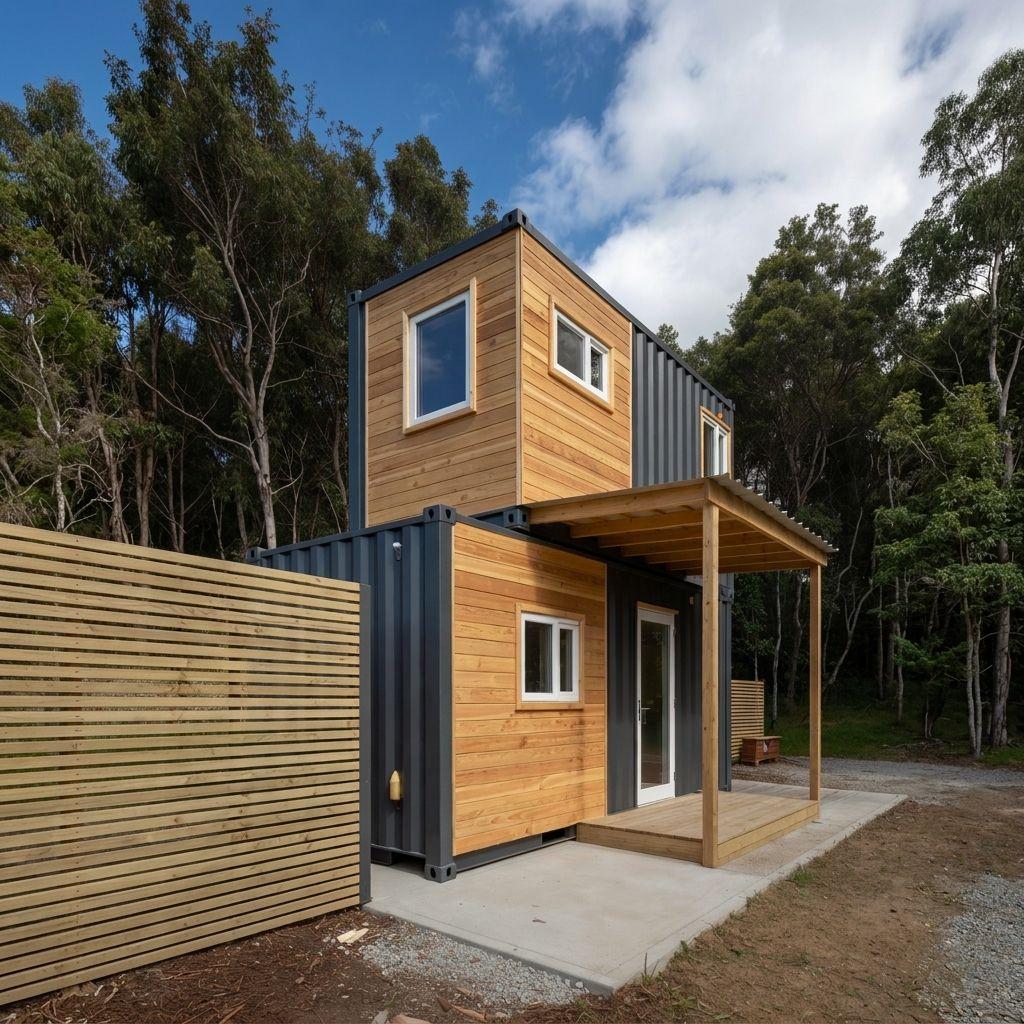 nowoczesny domek modułowy