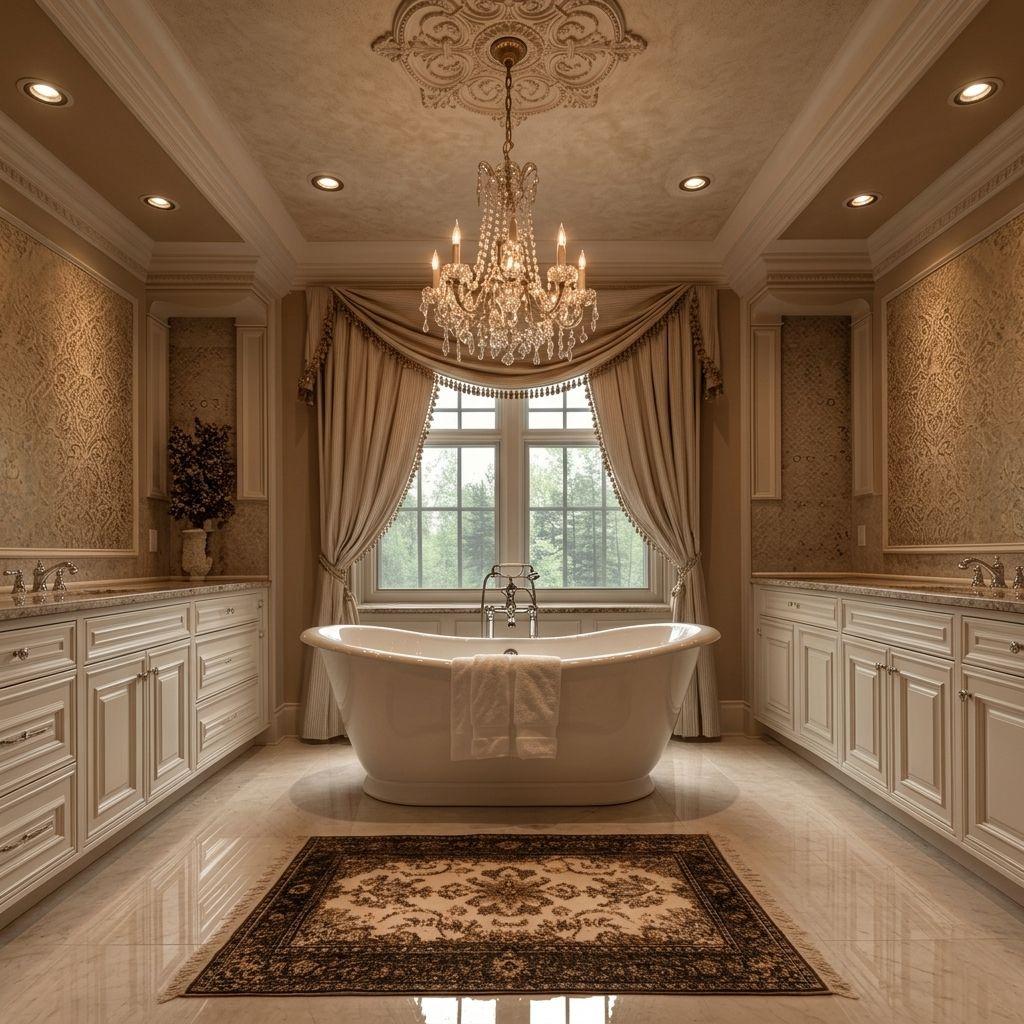 Marzenie o spa z kryształowym żyrandolem