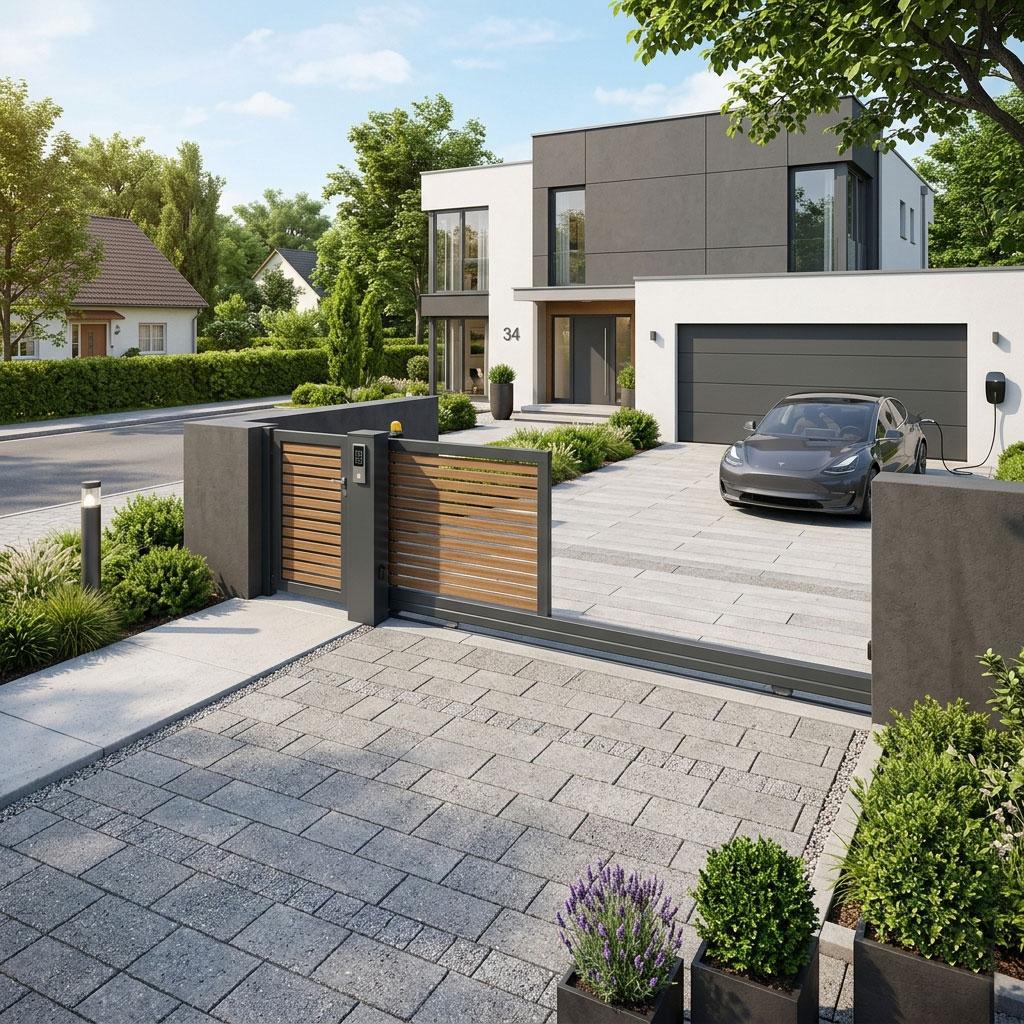 Bezpieczny podjazd w domu: Napędy do bram i ochrona posesji we Wrocławiu