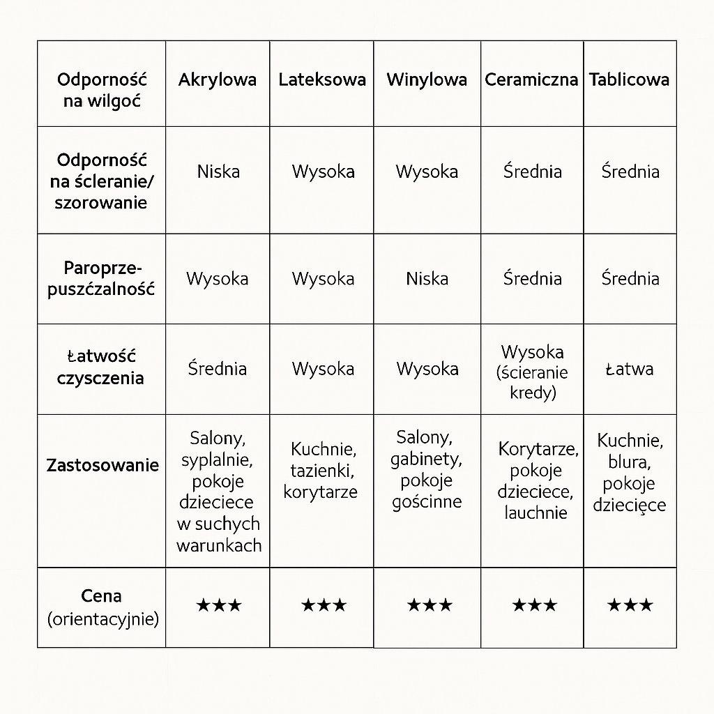 Malowanie ścian i sufitów – Historia, rodzaje farb, techniki i praktyczne porady