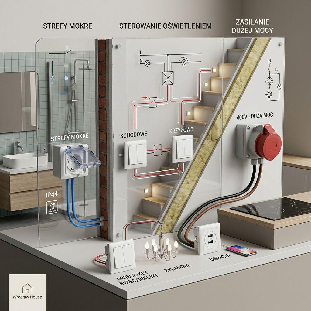 Podsumowanie: Osprzęt elektryczny w pigułce Wrocław House