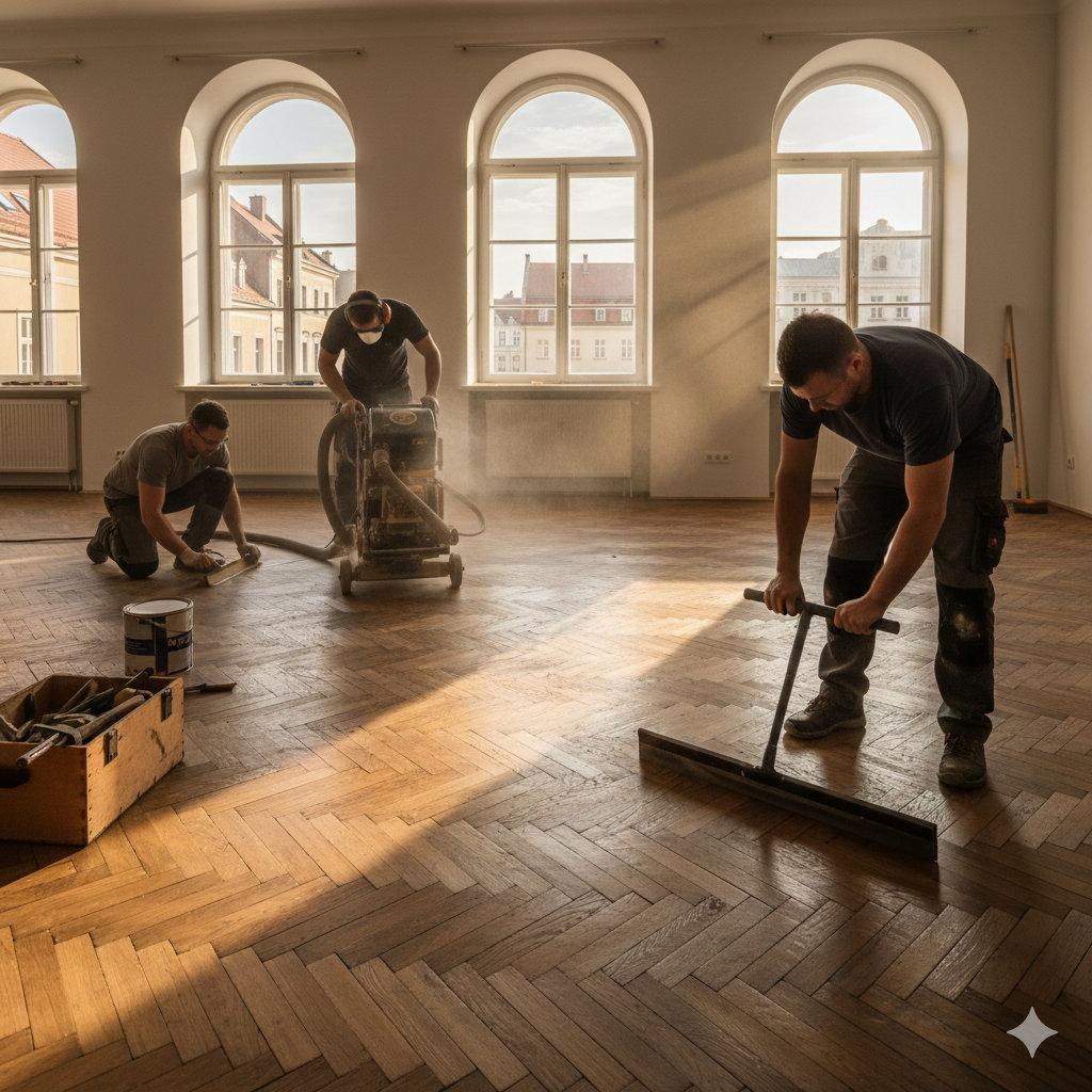 Stary parkiet – odnawiać, zrywać a może układać ponownie?